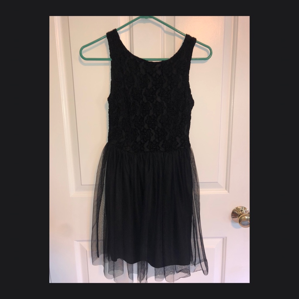 🖤Black Formal Floral Homecoming Dress🖤